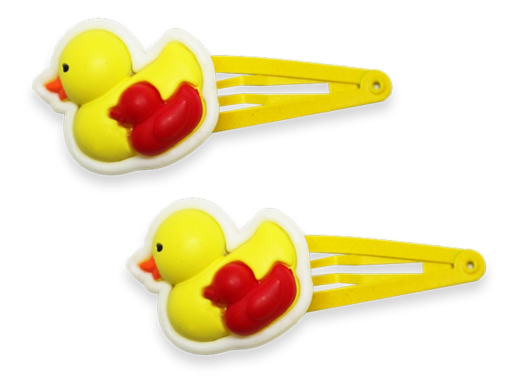 Sponky do vlasov - kačička ružová